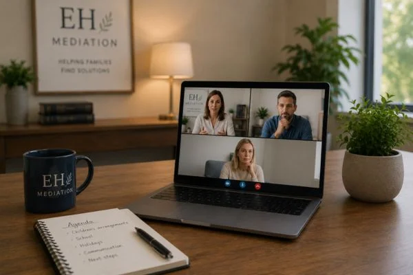 child access mediation Chesterfield online meeting.